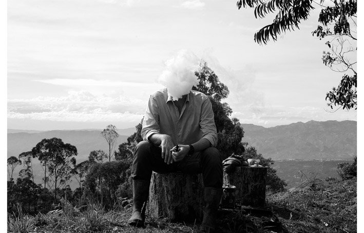 En las nubes