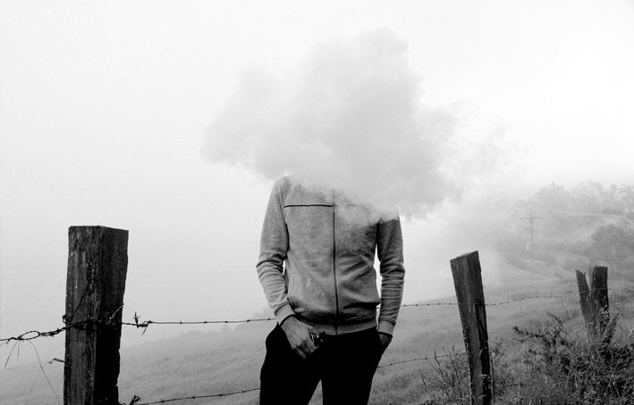En las nubes